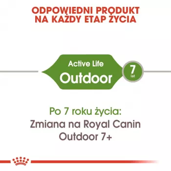 Royal Canin Outdoor sausas kačių maistas 2 kg