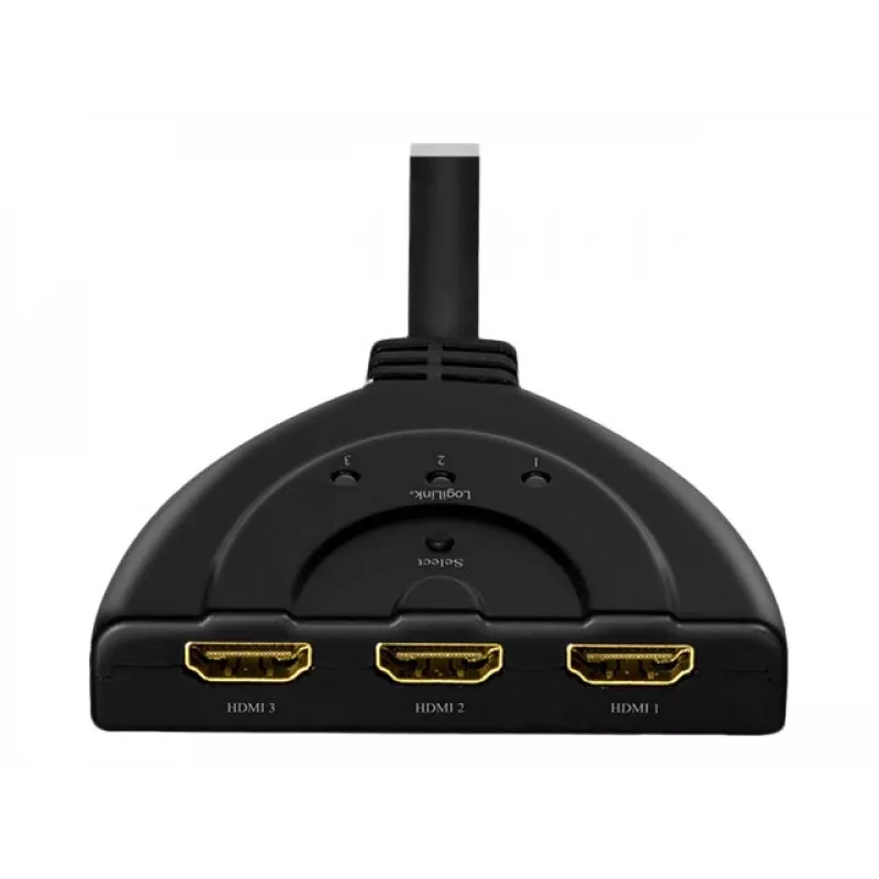 LogiLink vaizdo/garso skirstytuvas/jungiklis - 3 x HDMI - stalinis
