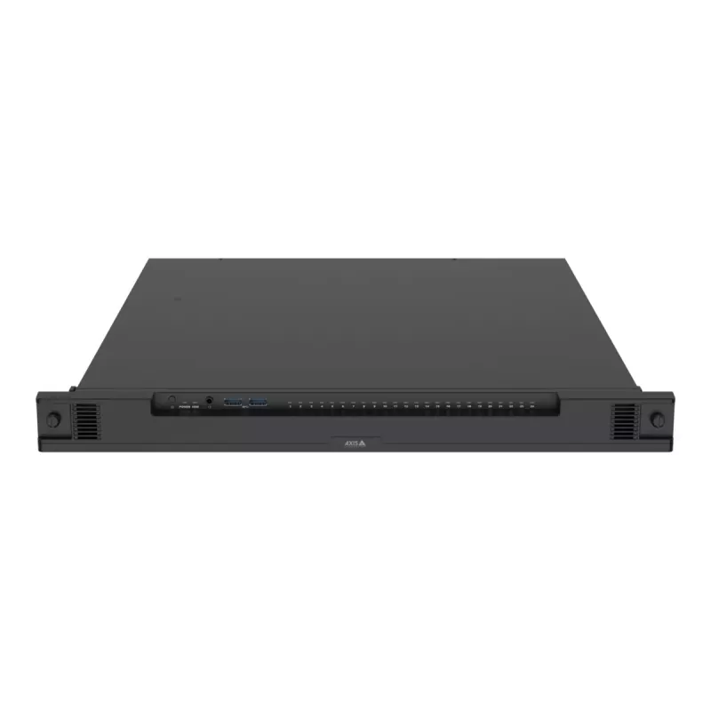 Tinklinis vaizdo įrašytuvas AXIS S2224 Mk II 24 kanalų, 48 kanalų atkūrimas, 7680×4320, 6 TB HDD, 256 GB SSD, RAID 0/1/10, 1U, juodas