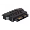 Adapteris SATA SATA 22 kontaktų moteriškas SATA 13 kontaktų vyriškas Juodas DeLOCK
