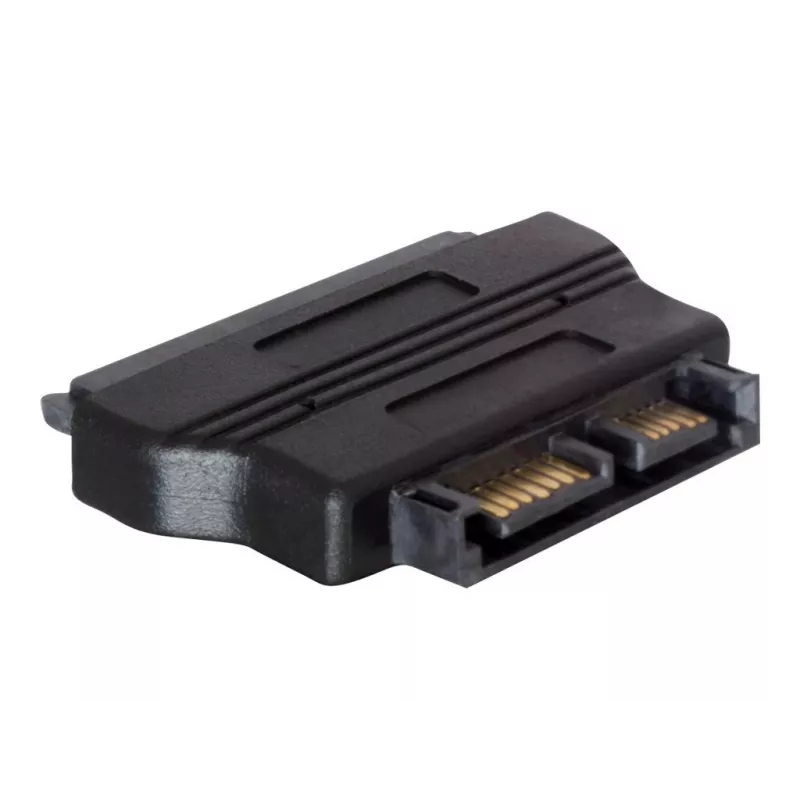 Adapteris SATA SATA 22 kontaktų moteriškas SATA 13 kontaktų vyriškas Juodas DeLOCK
