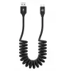 USB į USB-C duomenų laidas Tellur ištraukiamas 3A 1,8 m juodas