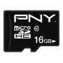 MicroSDHC PNY 16GB Class 10 Juoda P-SDU16G10PPL-GE