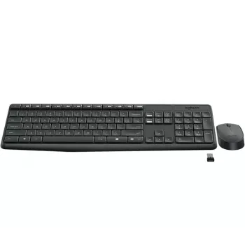 Logitech MK235 - belaidis klaviatūros ir pelės rinkinys, 2,4 GHz, portugališkas išdėstymas