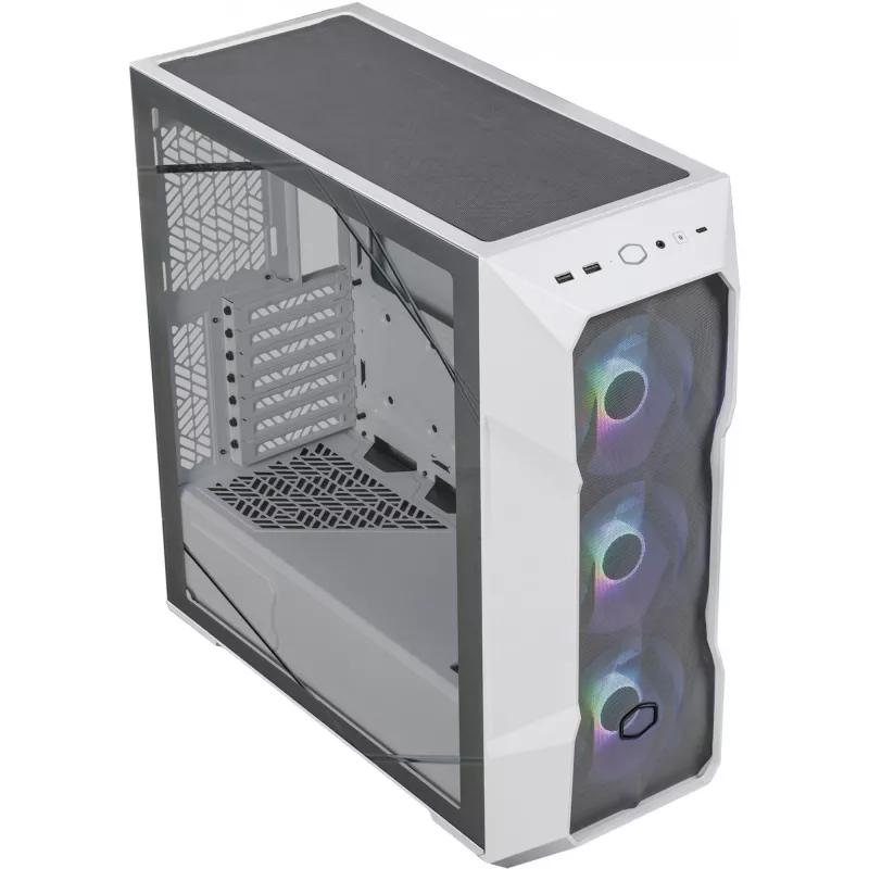PC korpusas Cooler Master MasterBox TD500 Mesh V2 Midi Tower baltas