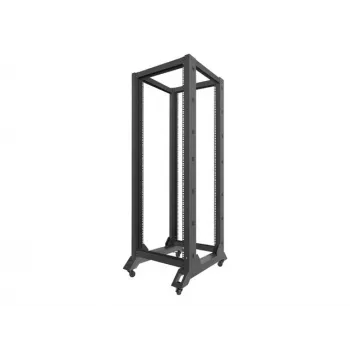 LANBERG RACK STAND 32U 600X800 (JUODA RAL9004)
