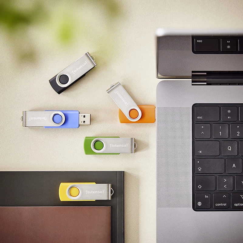 Intenso 5 x USB atmintukas Office Line, 16 GB, USB-A, 3.2 Gen 1x1, įvairiaspalvis