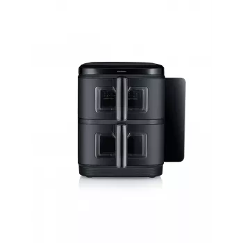 Gruzdintuvė SEVERIN FR 2468 S-Fry Duo Stack 2 viename, dviejų krepšelių dizainas