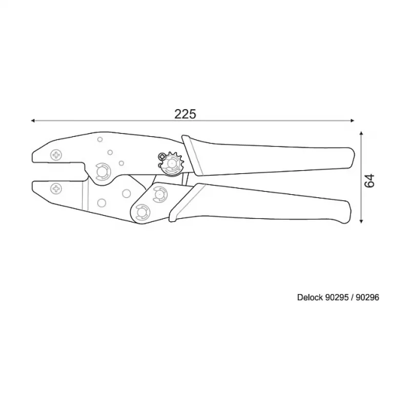 Crimping įrankis DeLOCK 90295