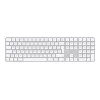 Apple Magic Keyboard MXK73D/A belaidė klaviatūra su Touch ID ir skaitmeniniu bloku QWERTZ vokiškas išdėstymas balta
