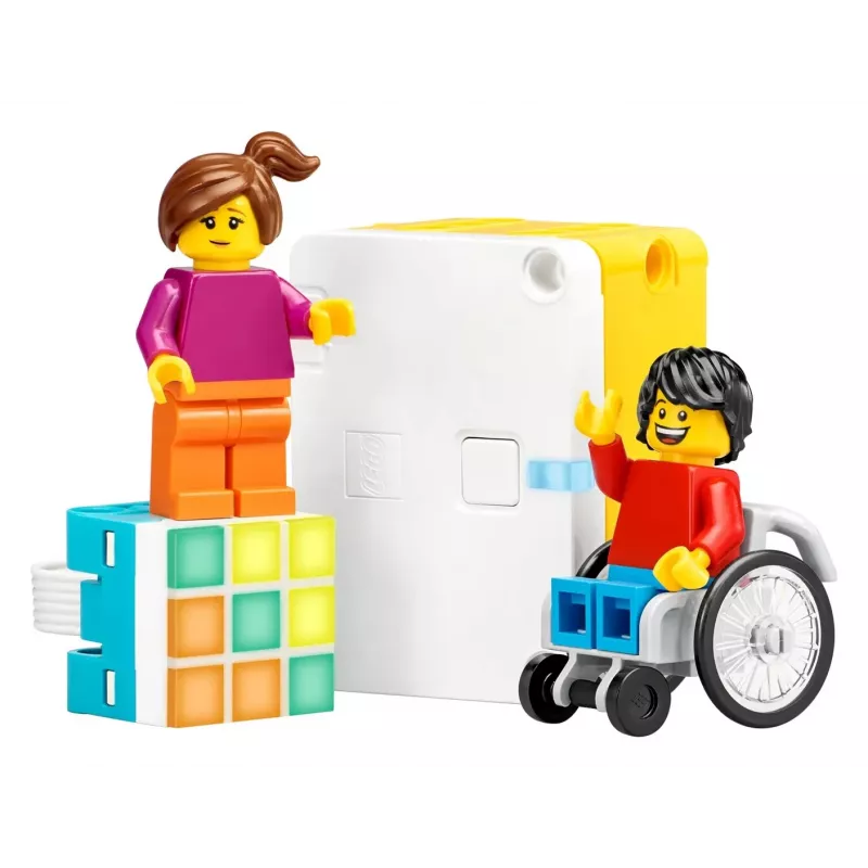 LEGO Education SPIKE Essential Set A+ 45345 – edukacinis robotikos ir kodavimo rinkinys, 449 elementai, nuo 6 metų