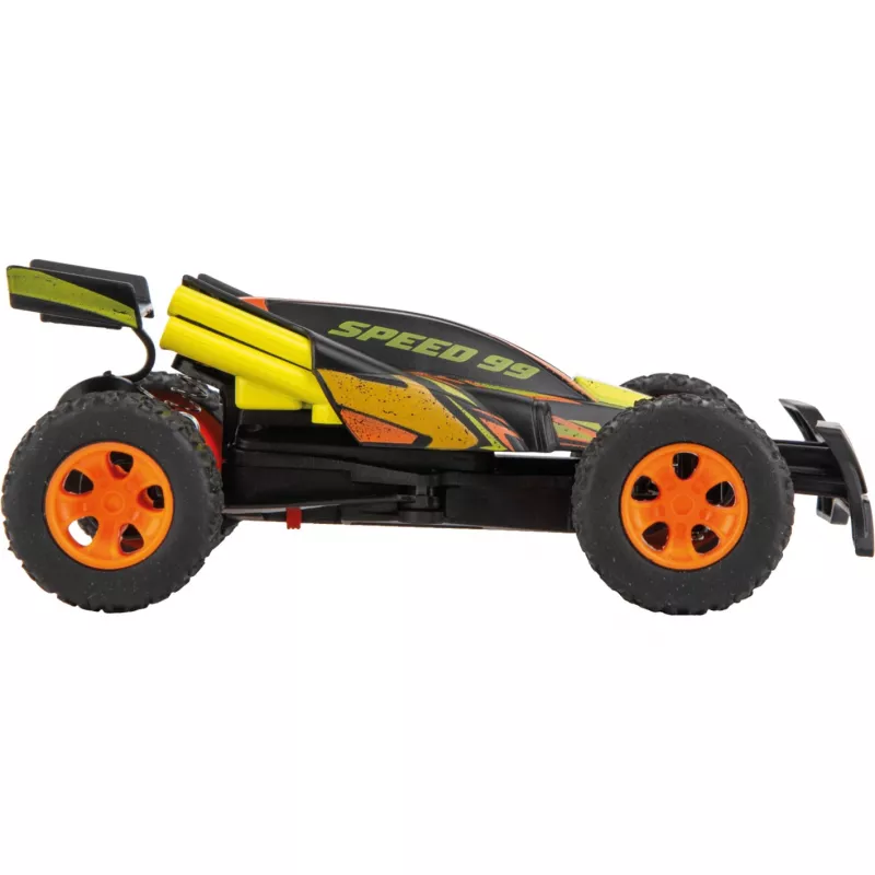 RC didelės spartos automobilis su tramplinu