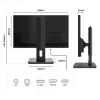 Japannext JN-I215FLFHSP-C65W 21,5 colio Full HD LCD monitorius