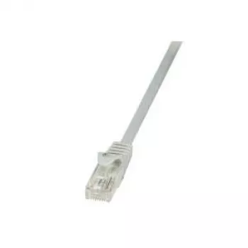 Tinklo kabelis LogiLink 3m RJ45 Cat6 U/UTP Pilka