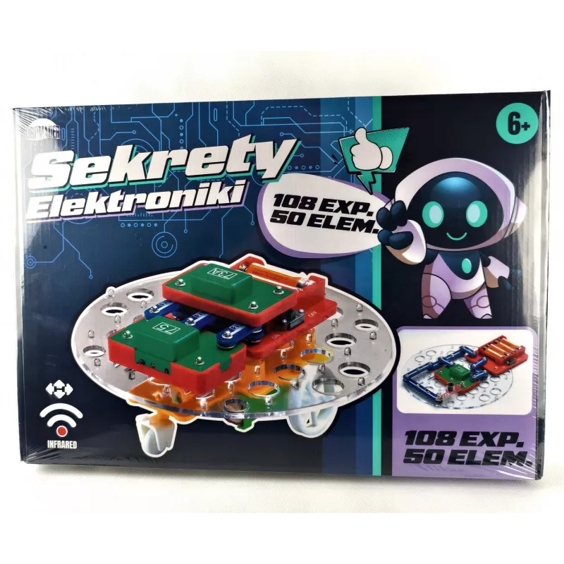Edukacinis elektronikos rinkinys Dromader Zestaw Sekrety elektroniki – protingas automobilis