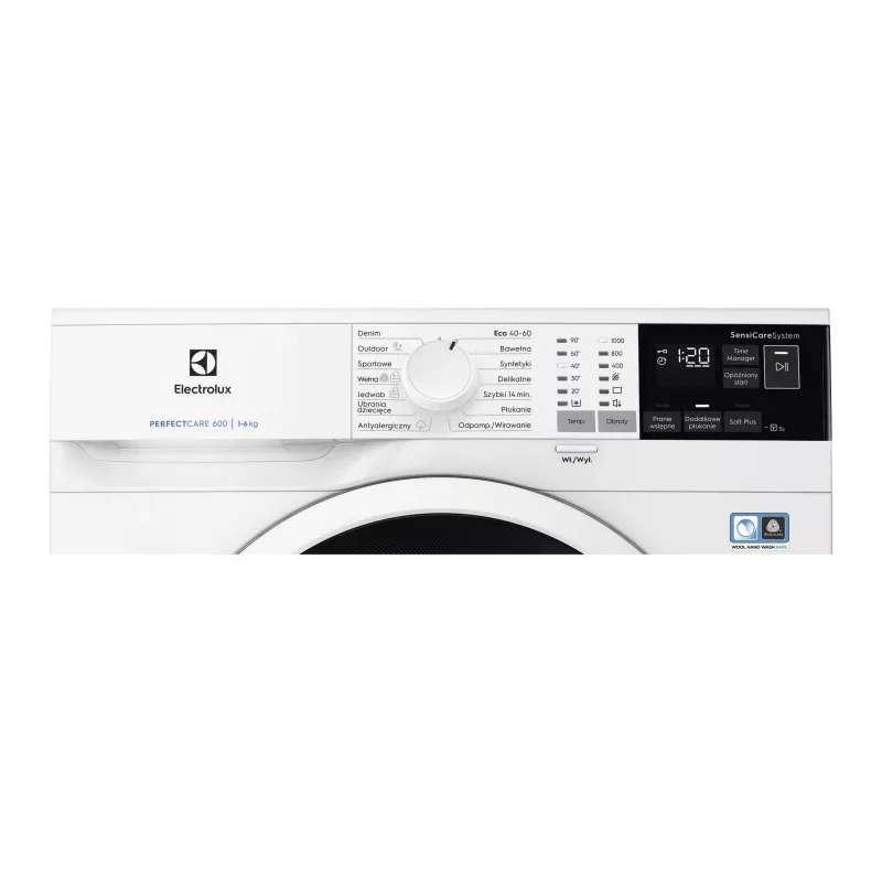 Skalbimo mašina priekinio pakrovimo Electrolux EW6SN406WP — 6 kg, 1000 aps./min., balta
