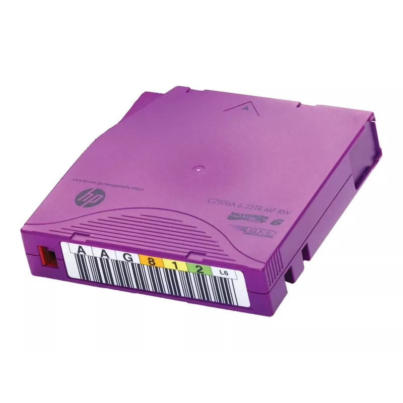 HPE LTO Ultrium 6 RW duomenų juostos kasetė C7976AN – 6,25 TB, violetinė, 20 vnt. pakuotė