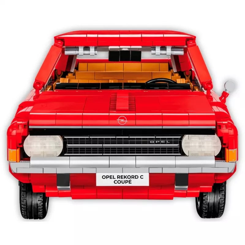 Konstrukcinis žaislas Cobi Opel Rekord C Coupe mastelis 1:12 modelis COBI-24345, kolekcinis statybos rinkinys