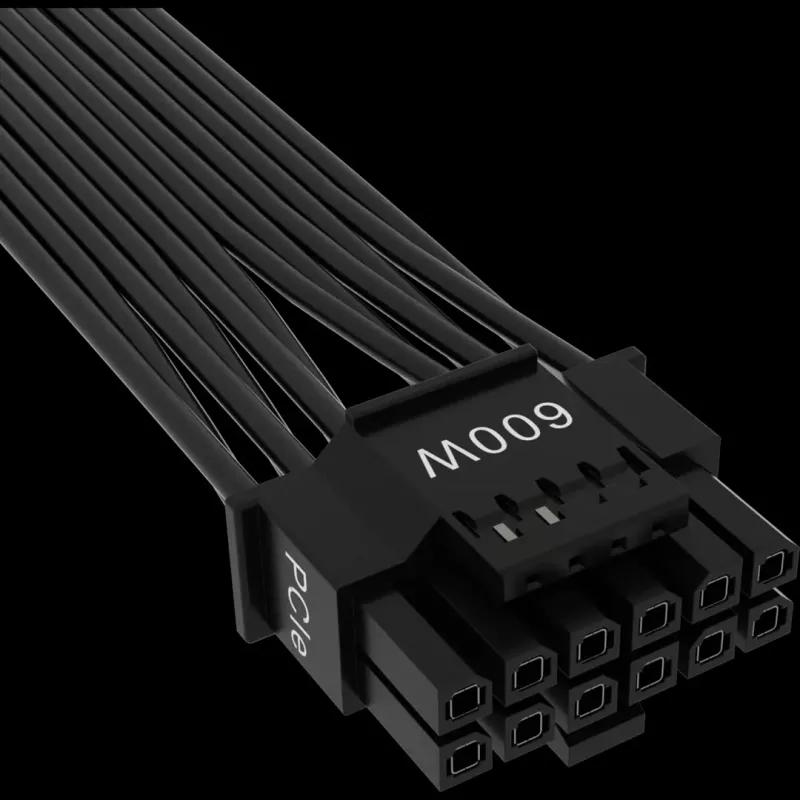CORSAIR CP-8920284 - Vidinės maitinimo laidas 12VHPWR (M) į 8 kontaktų PCIe (M) - plokščias, iki 600 W TDP