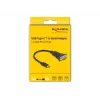 DeLOCK adapteris USB Type-C į RS-232 D-Sub 9 kištukas 0,25 m