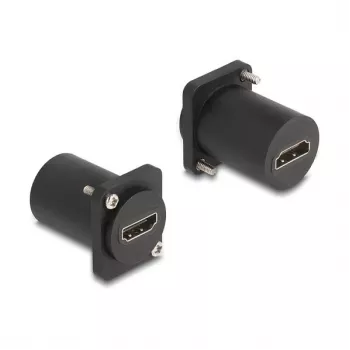DeLOCK D-Type modulis HDMI 8K 60Hz lizdas į lizdą su varžtais juodas