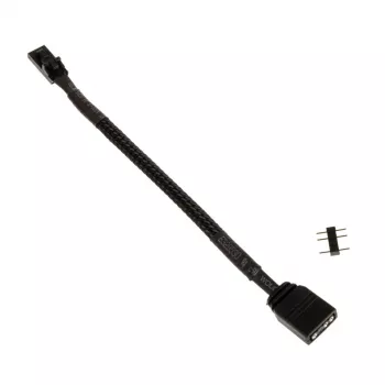 ARGB 3 kontaktų adapterio laidas Kolink L1-3ADP1-15 — 15 cm, 3 kontaktų ARGB keitiklis