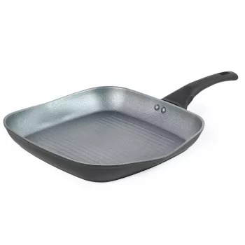 Griddle keptuvė Russell Hobbs RH01861EU7 28 cm Crystaltech – nelipni dangtis, plokščia grilio keptuvė