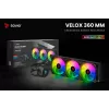 SAVIO VELOX 360 mm skysčio aušintuvas procesoriui su ARGB