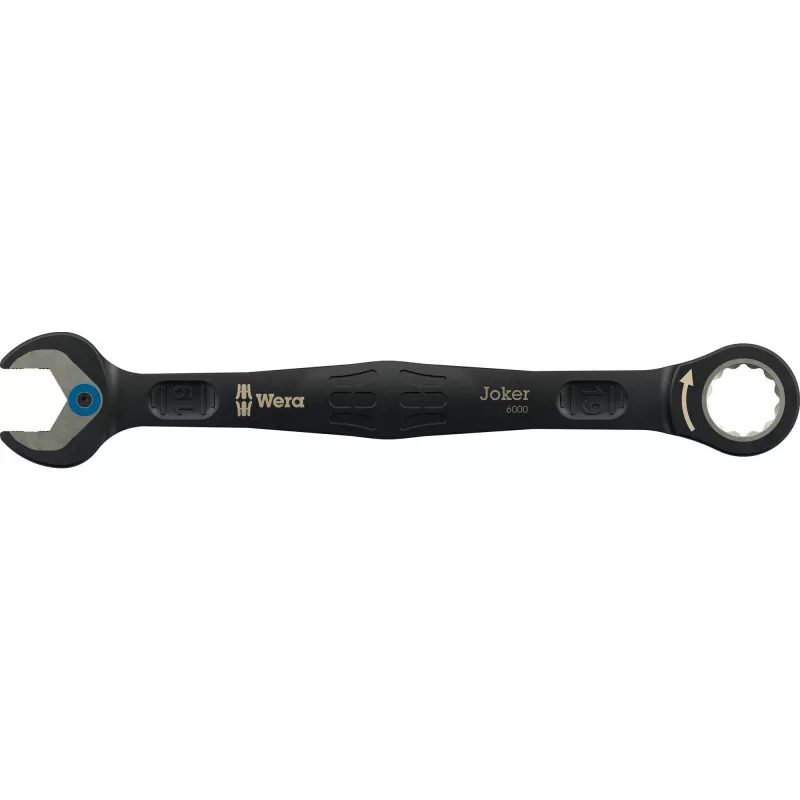 Wera 6000 Joker Black Edition terkšlinių kombinuotų veržliarakčių rinkinys, 11 vnt.