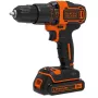 Gręžtuvas Black & Decker BDCHD18KB-QW bešepetėlis, juodas, oranžinis