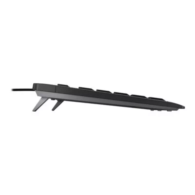 Klaviatūra CHERRY STREAM TKL USB AZERTY prancūziška juoda laidinė 94 klavišai