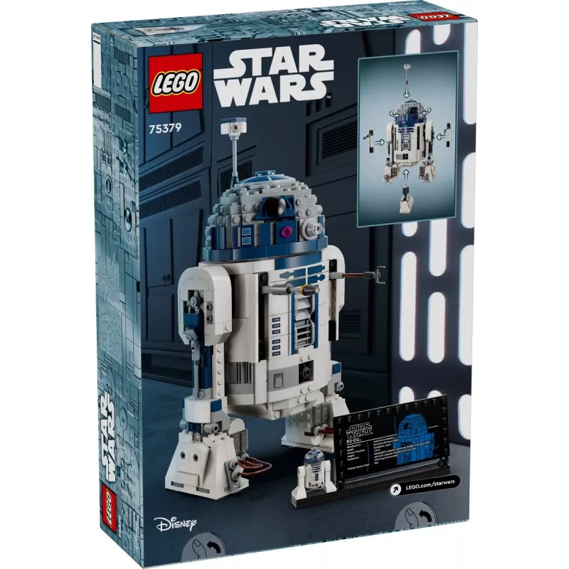 LEGO statomas droidas R2-D2 rinkinys 75379 – 1 050 detalių, 10+ metų, 160×110×240 mm, 0,24 kg