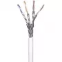 Wentronic Goobay CAT 6 tinklo kabelis, S/FTP (PiMF), baltas, 100 m - CCA vario mišinys, AWG 23/1 (vientisas), LSZH (94222)
