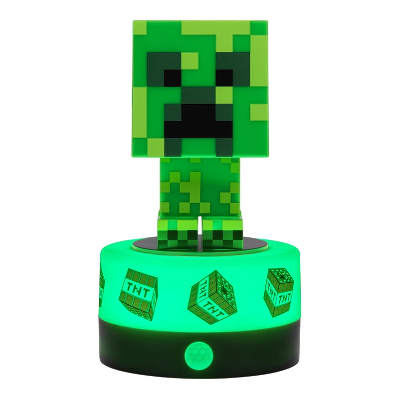 Paladone Minecraft naktinė lemputė su Creeper dizainu ir judesio davikliu