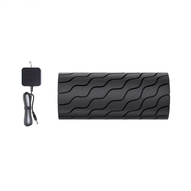 Therabody vibracinis masažinis volelis Theragun Roller Universal Black – 5 greičiai, vibruojantis, 1,5 kg, 12 V, 180 min baterija