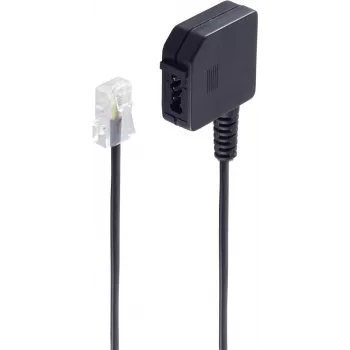 Telefoninis kabelis ShiverPeaks BS71041 0,2 m Juoda