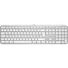 Logitech MX Keys S for Mac belaidė klaviatūra RF + Bluetooth QWERTZ vokiškas išdėstymas, aliumininė balta