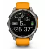 Garmin fenix 8 3,56 cm (1,4 inch) AMOLED 47 mm Skaitmeninis 454 x 454 pikseliai Liečiamas ekranas Grafitas Wi-Fi GPS (palydovas)