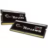 SO-DIMM 64 GB DDR5-5600 (2x 32 GB) Dual-Kit, Arbeitsspeicher schwarz, F5-5600S4040A32GX2-RS, Ripjaws, INTEL XMP