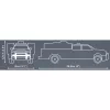 Konstruojamas žaislas Cobi RAM 3500 gaisrinis automobilis COBI-24612 2-in-1 modelių rinkinys