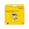 DeLOCK PCIe 1.1 Low-Profile adapteris lygiagrečiam ir nuosekliam prievadui – 1x LPT + 2x RS-232 (90413)