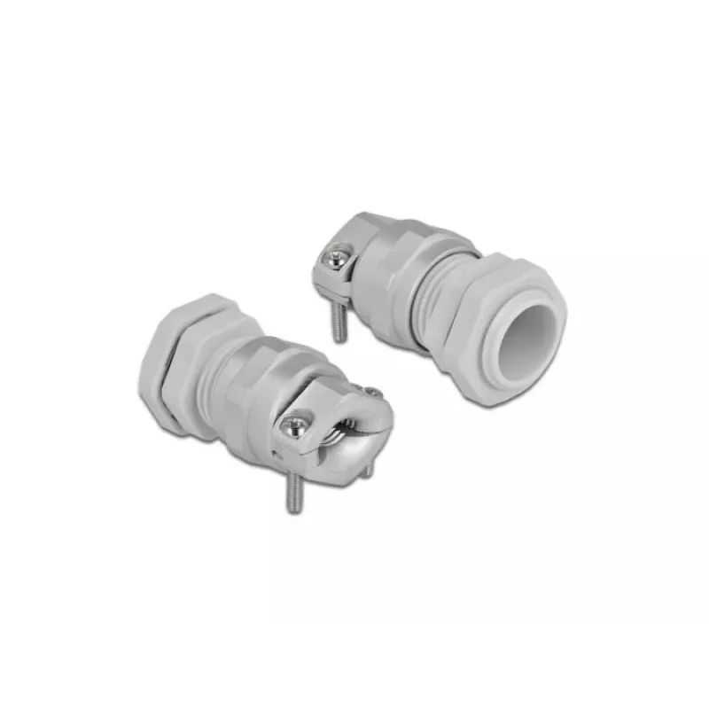 Kabelio įvadas DeLOCK 60354 pilkas metalas plastikas