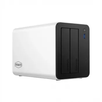 2-jų diskų NAS TERRAMASTER F2-425 PLUS, 8GB DDR5 RAM, be diskų