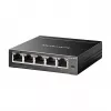 Nevaldomas tinklo jungiklis TP-LINK Mercusys MS105GS-M2 — 5 prievadų Gigabit Ethernet (10/100/1000), juodas