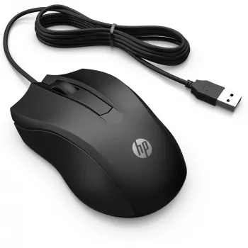 HP laidinė pelė 105, ambidekstrinė, optinė, USB-A, 1600 DPI, juoda