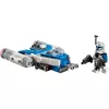 LEGO Star Wars Kapitono Rekso Y-Wing mikrokovas – Žvaigždžių karų: Klonų karai žaislinis erdvėlaivis su minifigūrėle, 6+ metų berniukams