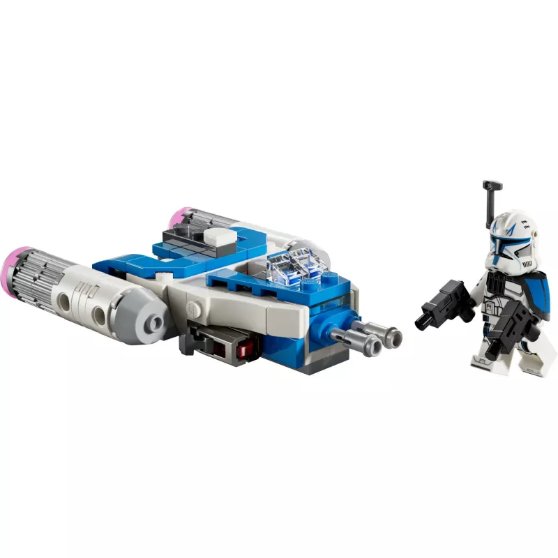LEGO Star Wars Kapitono Rekso Y-Wing mikrokovas – Žvaigždžių karų: Klonų karai žaislinis erdvėlaivis su minifigūrėle, 6+ metų berniukams