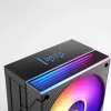 Oro aušintuvas TACENS Mars Gaming MCPU-LCD, 120 mm ventiliatorius, TDP 300 W, palaiko LGA1700/1200/115x/1366 ir AM4/AM5, juodas