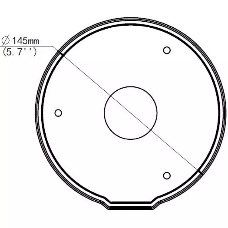 Jungiamoji dėžutė ALLNET Montagebox MiniDome ALL-CAM2495-LVEFN MiniDome kameroms