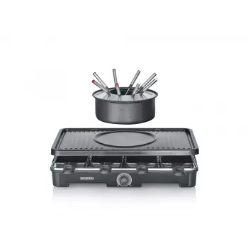Raclette Grilis Severin RG 2347 8 Asmenims 1400 W Juodas